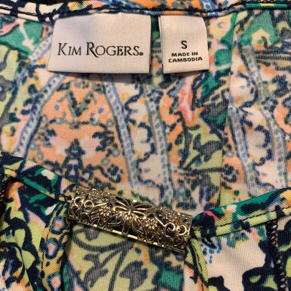 Kim Rogers Paisley Print Dress Size Small - Picture 7 of 7